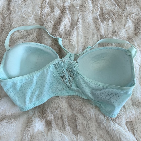Light blue front hook racer back bra - Picture 3 of 7
